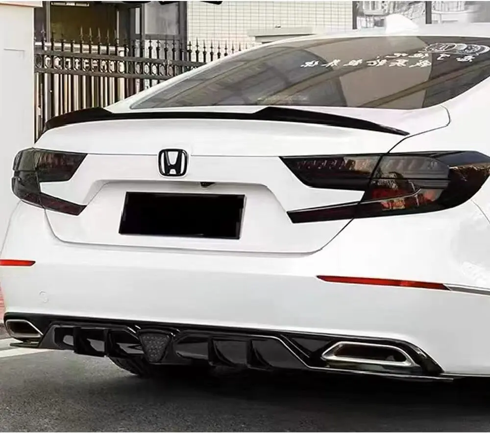 Для 2018-2022 Honda Accord глянцевый черный окрашенный JDM спойлер заднего багажника крыла