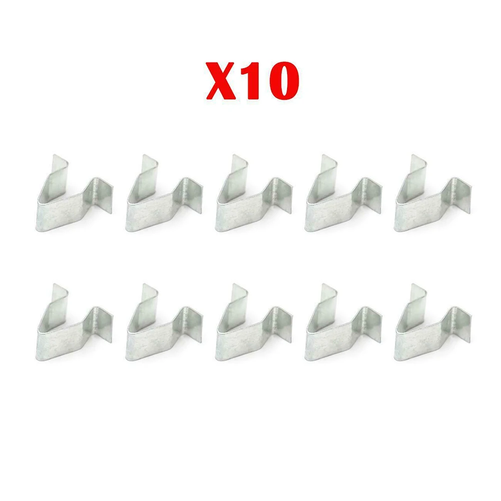 

10X Metal Trim Panel Clips Seat 16mm Boot & Tailgate Interior Lining 4A0867276B 3B9867289 Car Interior Accessories