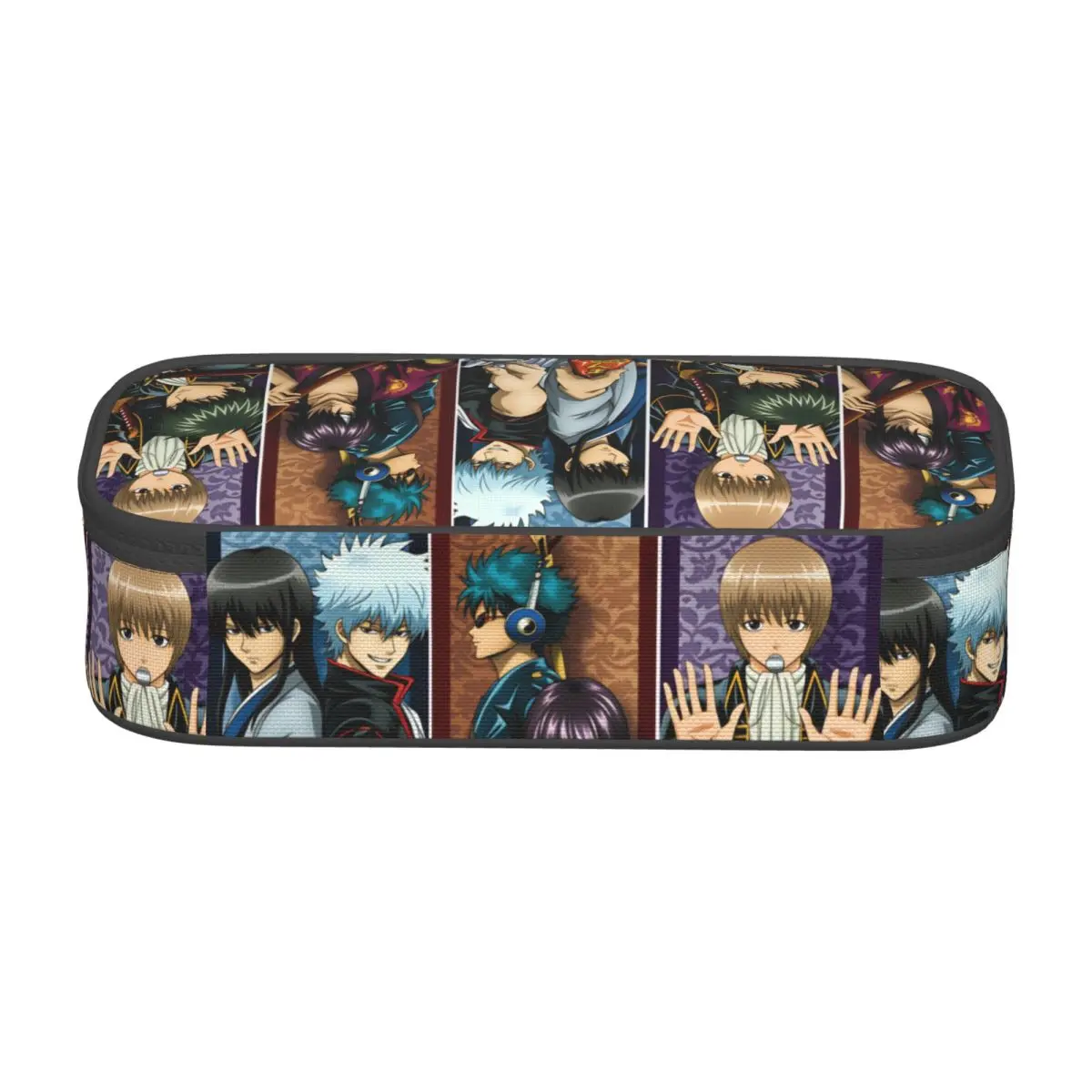 Фото Пенал Gintama Sakata Gintoki Takasugi Shinsuke для хранения больших предметов, сумка-коробка для ручек Kawakami Bansai Okita Sougo, школьные принадлежности №3