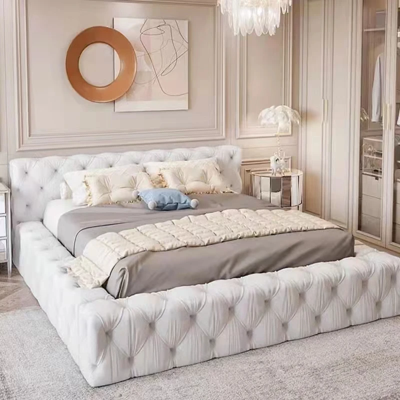 Белые кровати королевы каркасы минималистичные двуспальные необычные мягкая