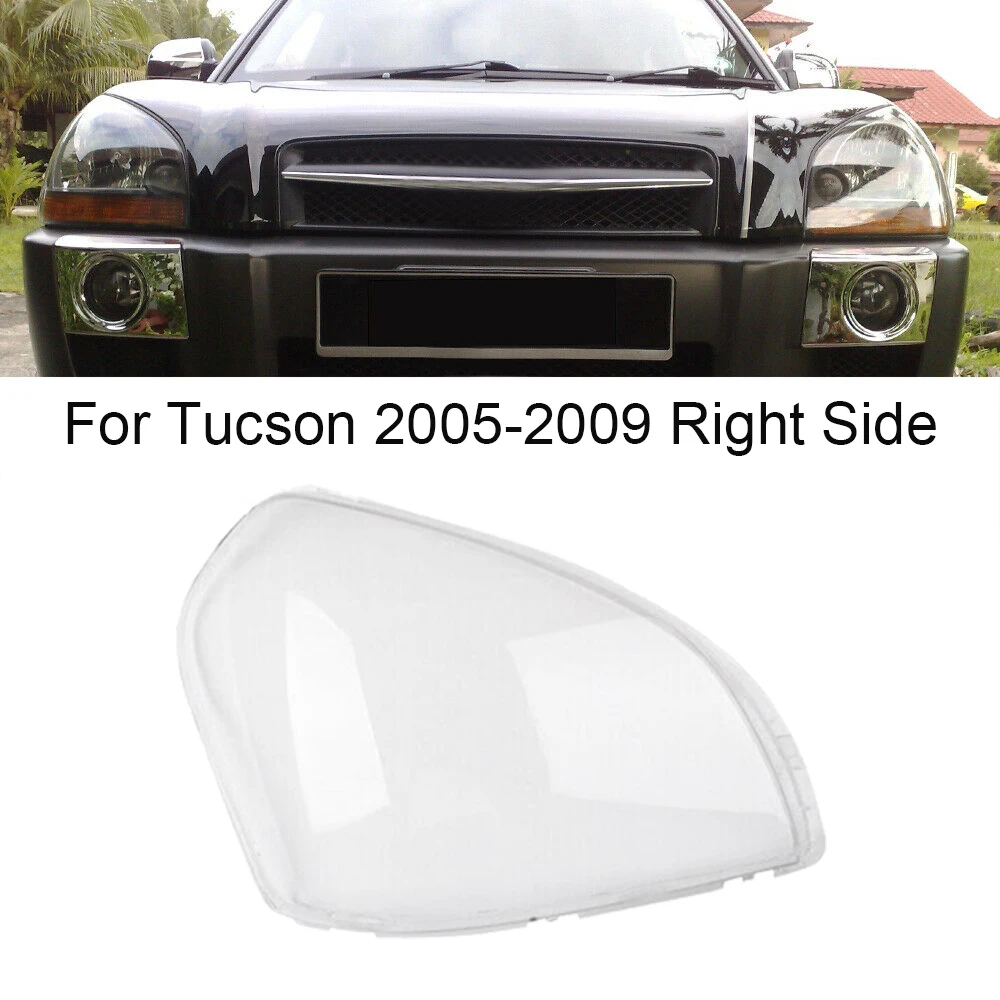 

Автомобильная Передняя правая фара Прозрачная крышка объектива абажур Крышка корпуса для Hyundai Tucson 2005-2009