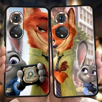 zootopia phone case for honor 8a 9x pro 50 10i 20i 10 20 20s 9 8a 8s 8x 7a 5 7inch 7x pro lite shockproof soft cover fundas bag