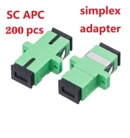 200pcs fiber optic connector adapter scapc single mode flange singlemode simplex coupler