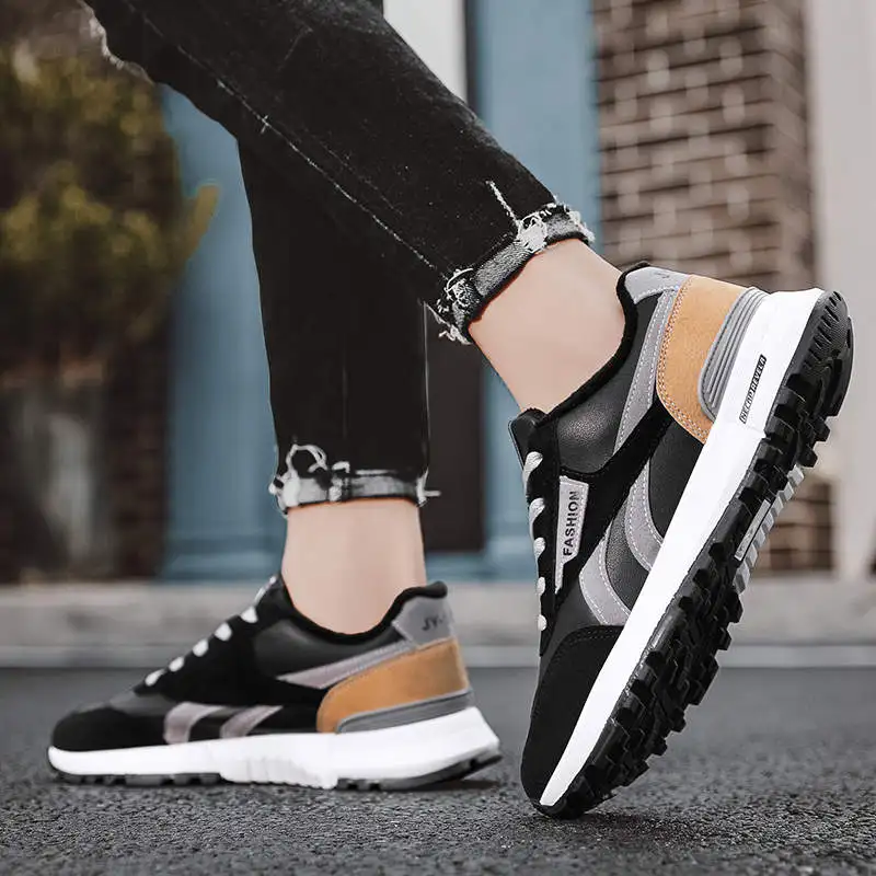 

Мужские модельные туфли Sneakesrs, роскошные дизайнерские тренировочные теннисные Бежевые кроссовки в стиле аниме, зимняя мужская Осенняя обув...