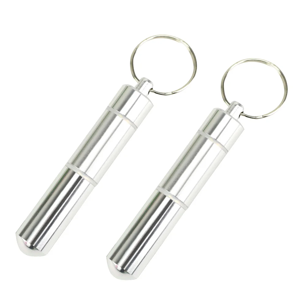 

Toothpick Box Holder Metal Capsule Container Pocket Aluminium Alloy Portable Aluminumpick Case