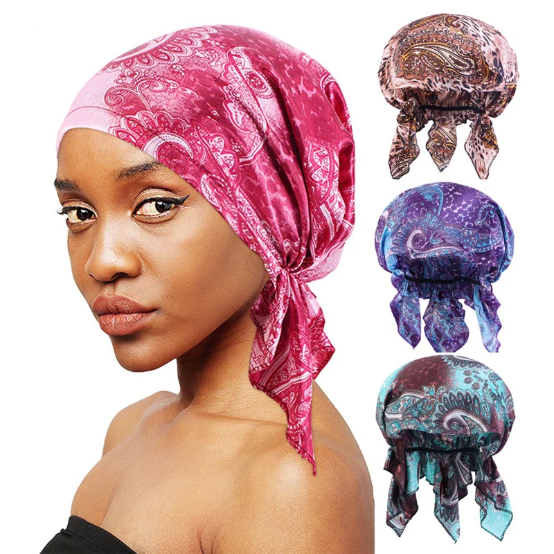 

Floral Print Muslim Women Inner Hijabs Cap Arab Wrap Head Scarf Turban Bonnet Ready To Wear Hijab Femme Underscarf Caps Turbante