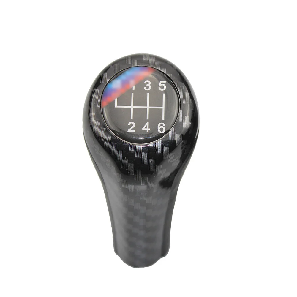 

5 6-speed manual transmission shift knob MT shift lever handle replacement BMW 3 1 E90 E87 carbon fiber color