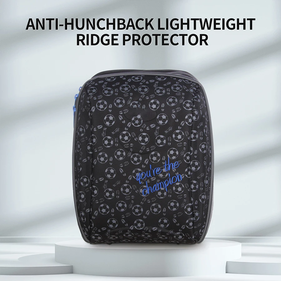 Kids Football Print School Bags for Boys 3D Orthopedics Backpack Children Cartoon Schoolbag Satchel Mochila Infantil