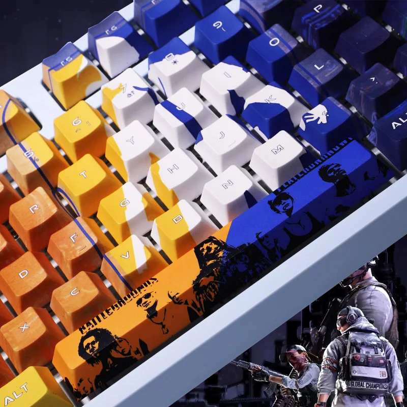 

Для игр FPS тематический колпачок для клавиш PBT сублимационная механическая клавиатура на заказ колпачок для клавиш персональный аниме герой вишня профиль колпачок для клавиш s