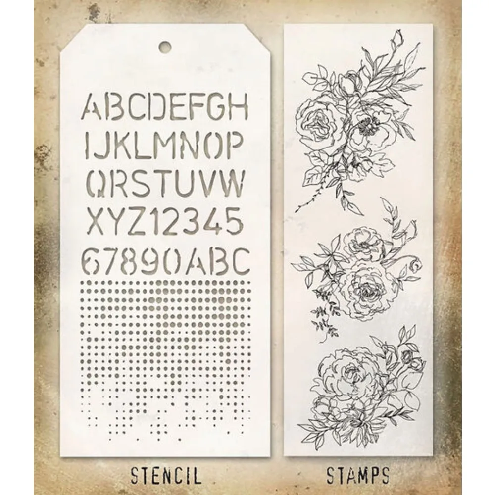 

Flower Letters Polka Dots Stamps Stencil For 2022 Scrapbook Diary Decoration Embossing Template Diy Greeting Card Handmade