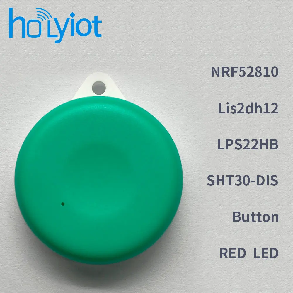 Holyiot proximity marketing ble ibeacon tag with accelerometer temperature humidity barometer sensor