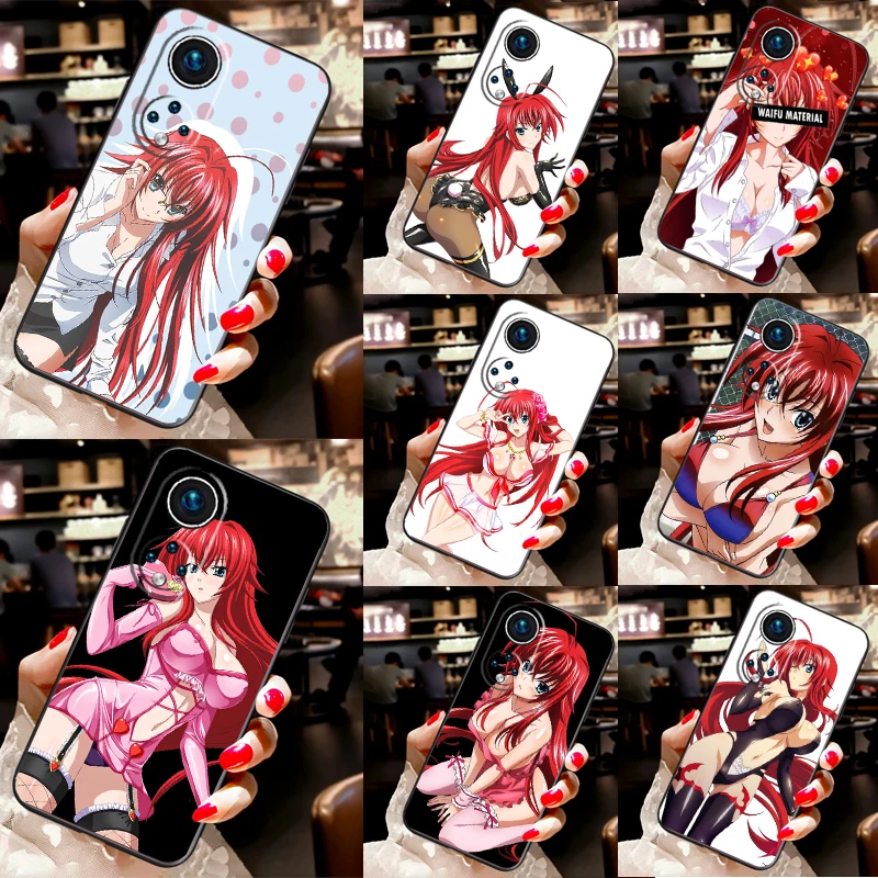 Чехол Rias Gremory DxD для старшей школы Huawei Nova 9 5T P Smart 2019 P20 P40 P30 Pro Lite чехлы Honor 50 8X 9X 10i |