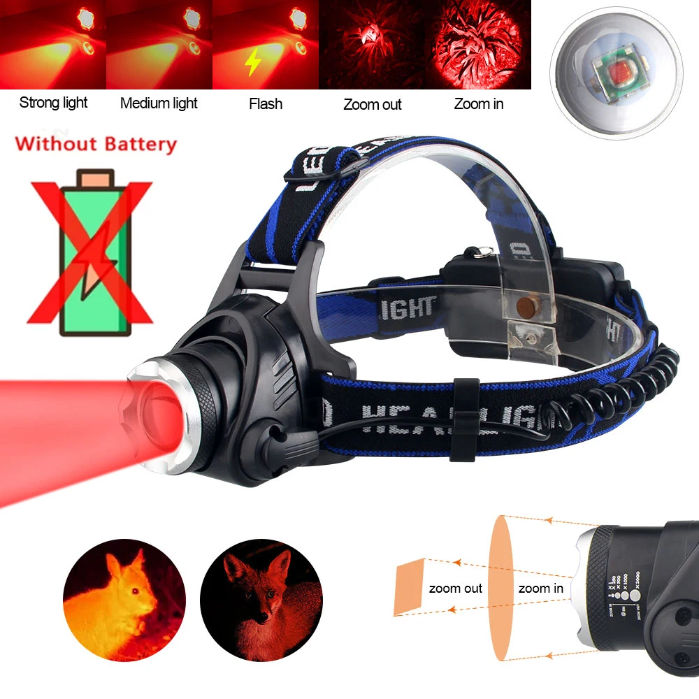 

Налобный фонарь XSHT0315, красный/зеленый/фиолетовый/белый свет