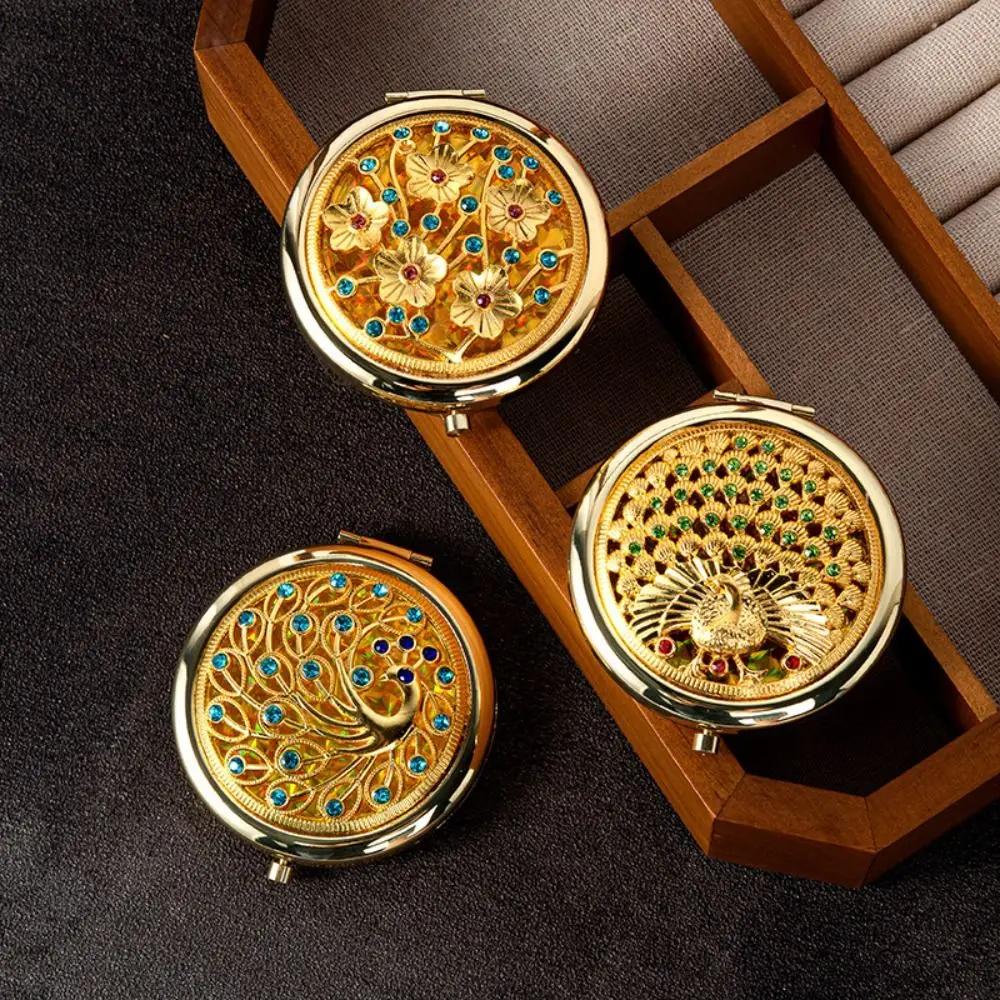 Компактное зеркало для макияжа в китайском стиле