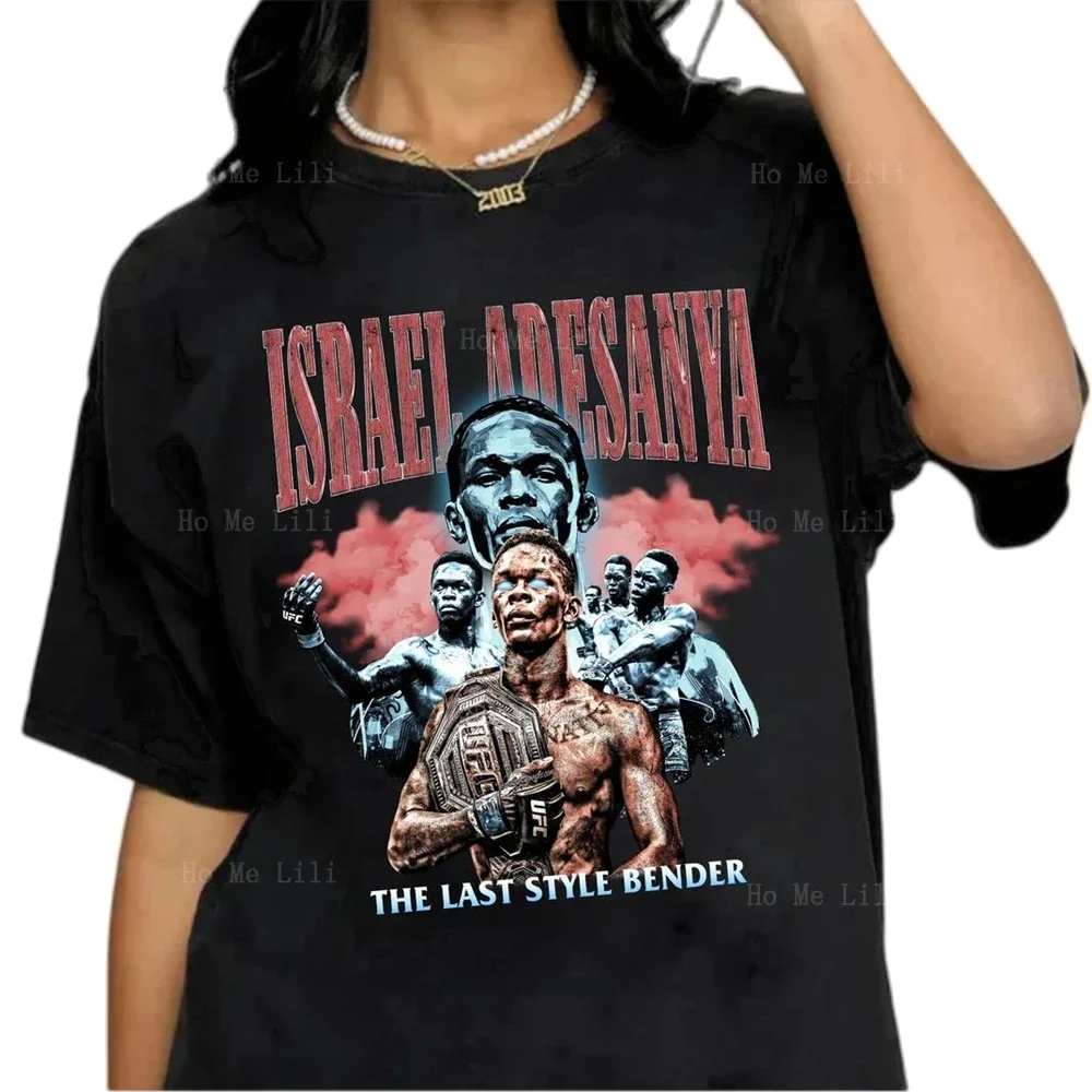 Винтажная футболка унисекс большого размера 90-х годов Adesanya The Last Style Bender для