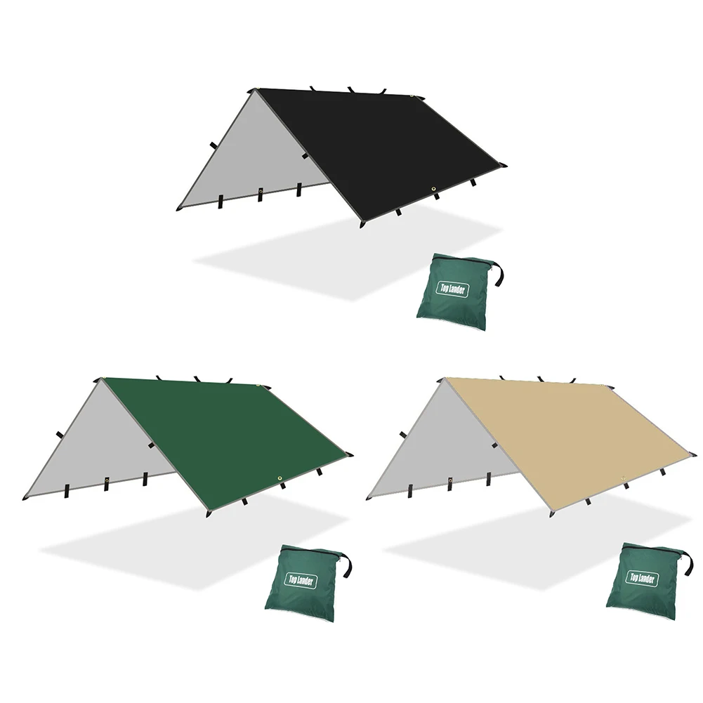 

Многофункциональный навес, простая палатка, портативный ковер для кемпинга и пикника на открытом воздухе, непромокаемый с сумкой для хранения, для барбекю и пикника