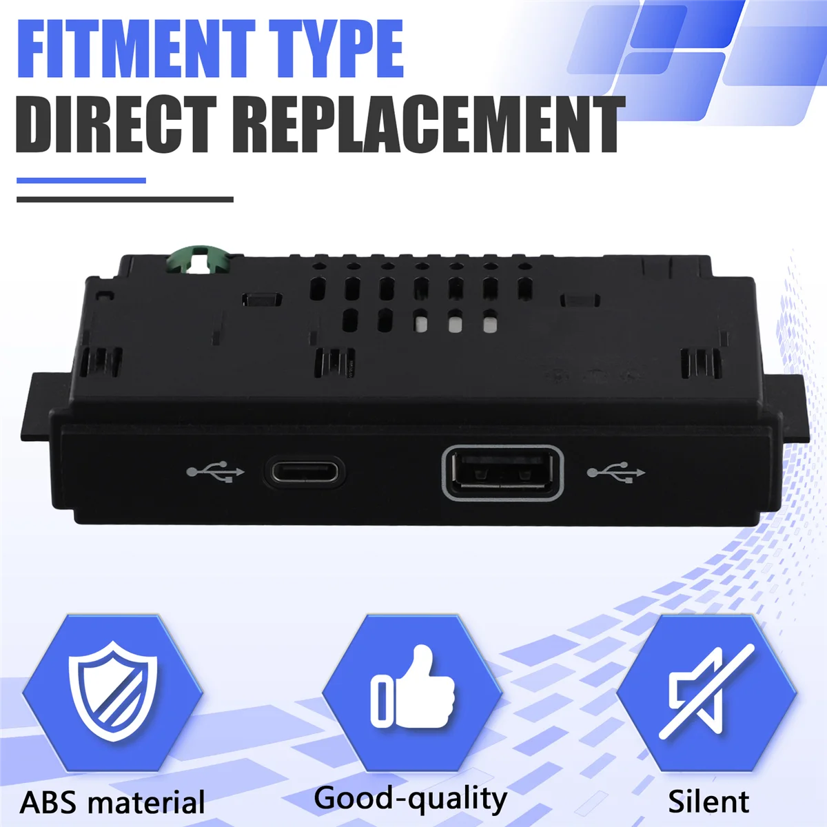 Для VW Tiguan MK2 Viloran USB TYPE-C Plug Armerst передняя консоль USB-порты с кабелем 30D 035736