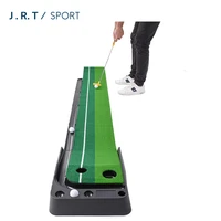 2 5m3m golf putting mat putting trainers golf putting greens for indoor use with automatic ball return track barrier