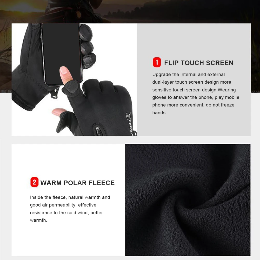 Мужские и женские перчатки с USB-подогревом подогревом для холодной погоды