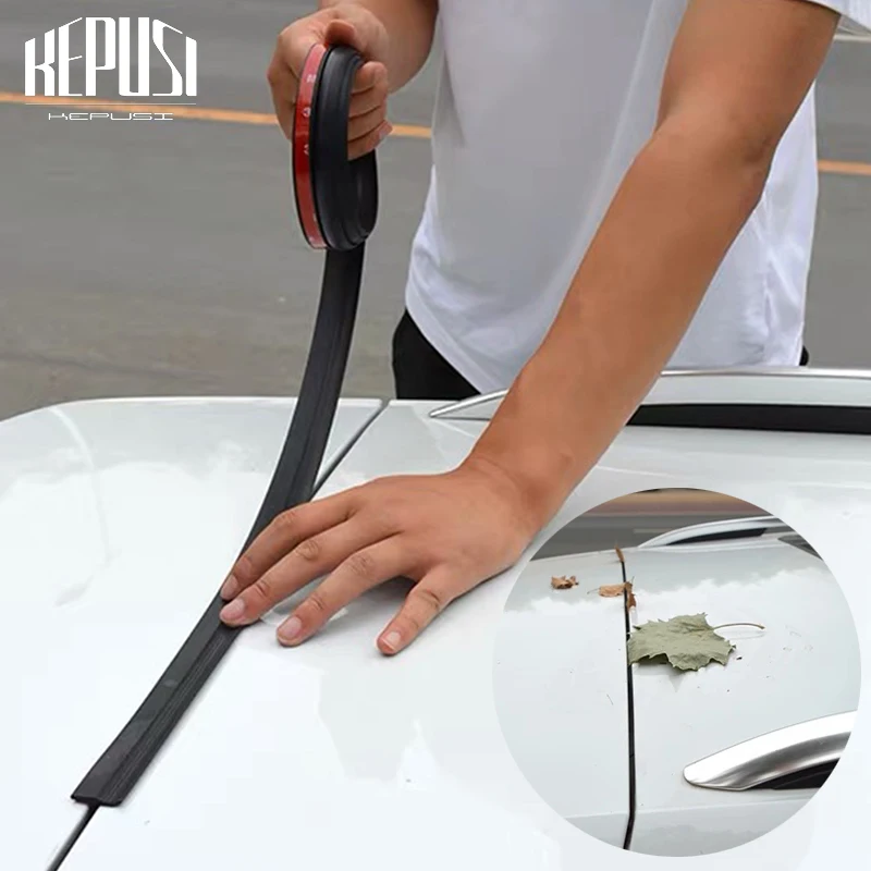 

Car Rubber Sealing Strip Automotive Dustproof Sealant For Auto Trunk Lid Gap Seal Strip For Suv Hatchback Upper Edge Accessories