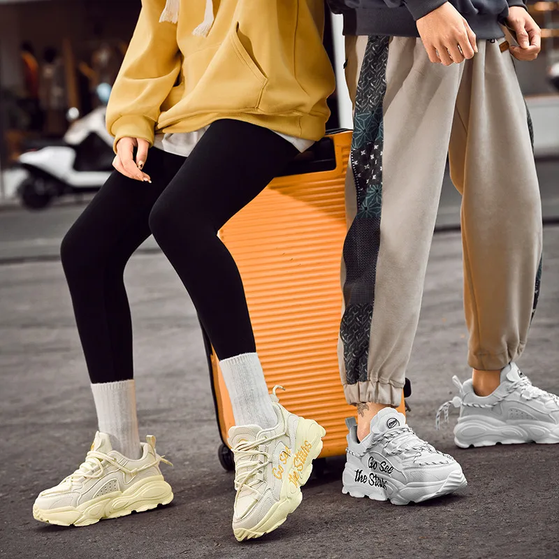 2025 классические туфли для папы на толстой подошве женская пара повседневная