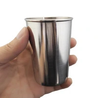 3 sizes stainless steel mini cup drinking water coffee beer portable camping travel cup household kitchen drinkware dropshipping