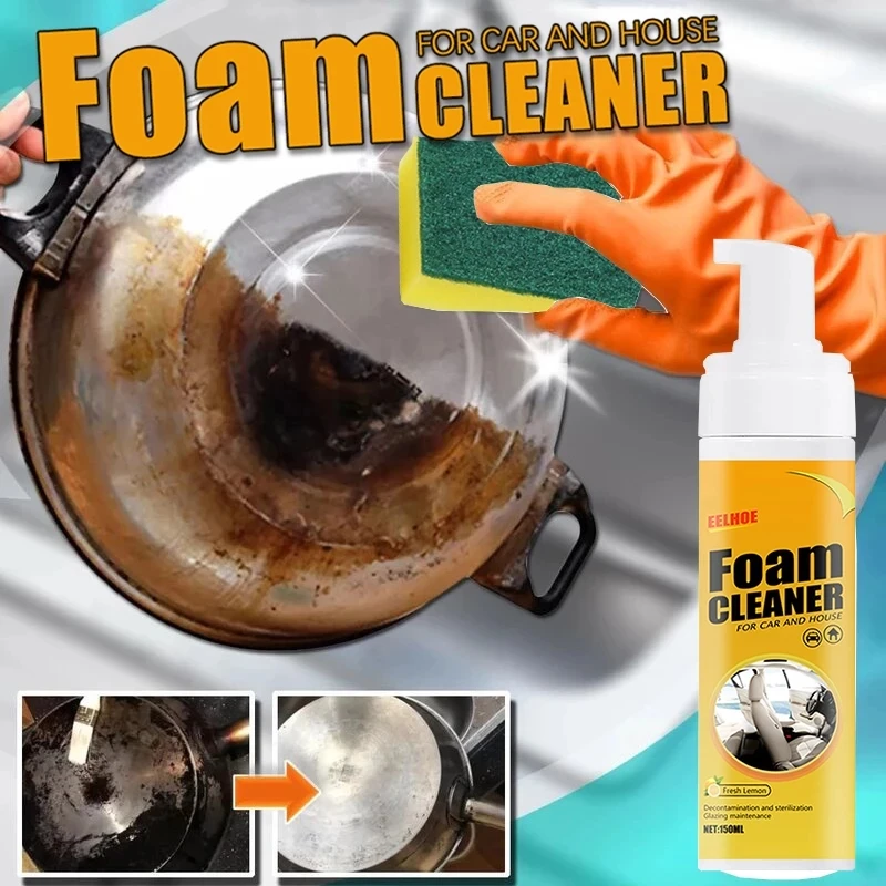 100ML Multi-Purpose Foam Cleaner Rust Remover Cleaning Car House Seat Car Interior Accessories Home Kitchen Cleaning Foam Spray
