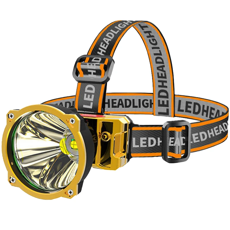 Usb Rechargeable Portable Strong Light Long-range Forehead Flashlight Frontal LED 18650 Bike Headlamp Camping Fishing Supplies