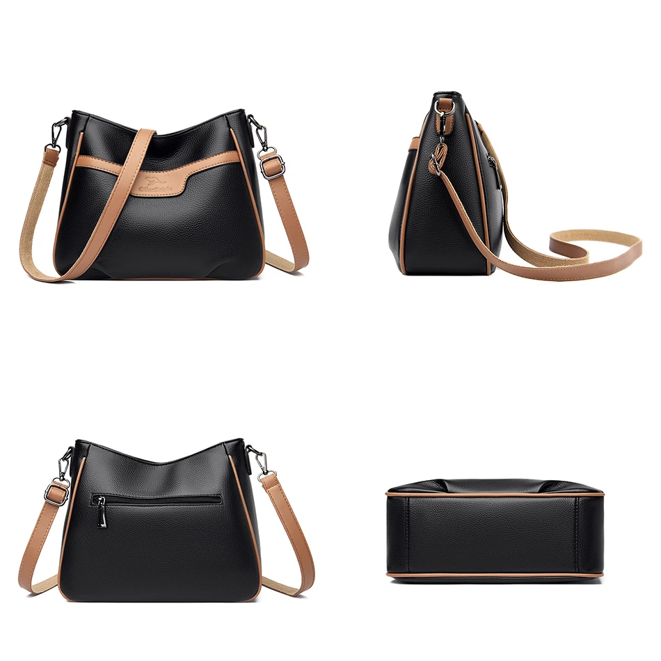 2023 Trendy Casual Women's Tote Bags Messenger Bags Luxury Shoulder Bags High Quality Designer Soft Leather Ladies Handbags Sac