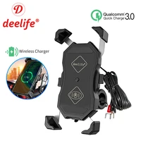 Deelife Motorbike Motorcycle Phone Holder Wireless Charging for Moto X-Grip Telephone Support Cell Mobile Stand Smartphone Mount