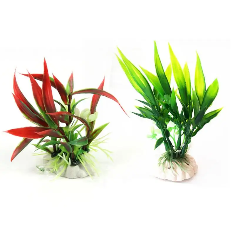 

Plastic Plants Artificial Weeds Fake Water Grass Fish Tank Landscape Aquatic Plants Decoration Aquarium Accessories Pet Supplies