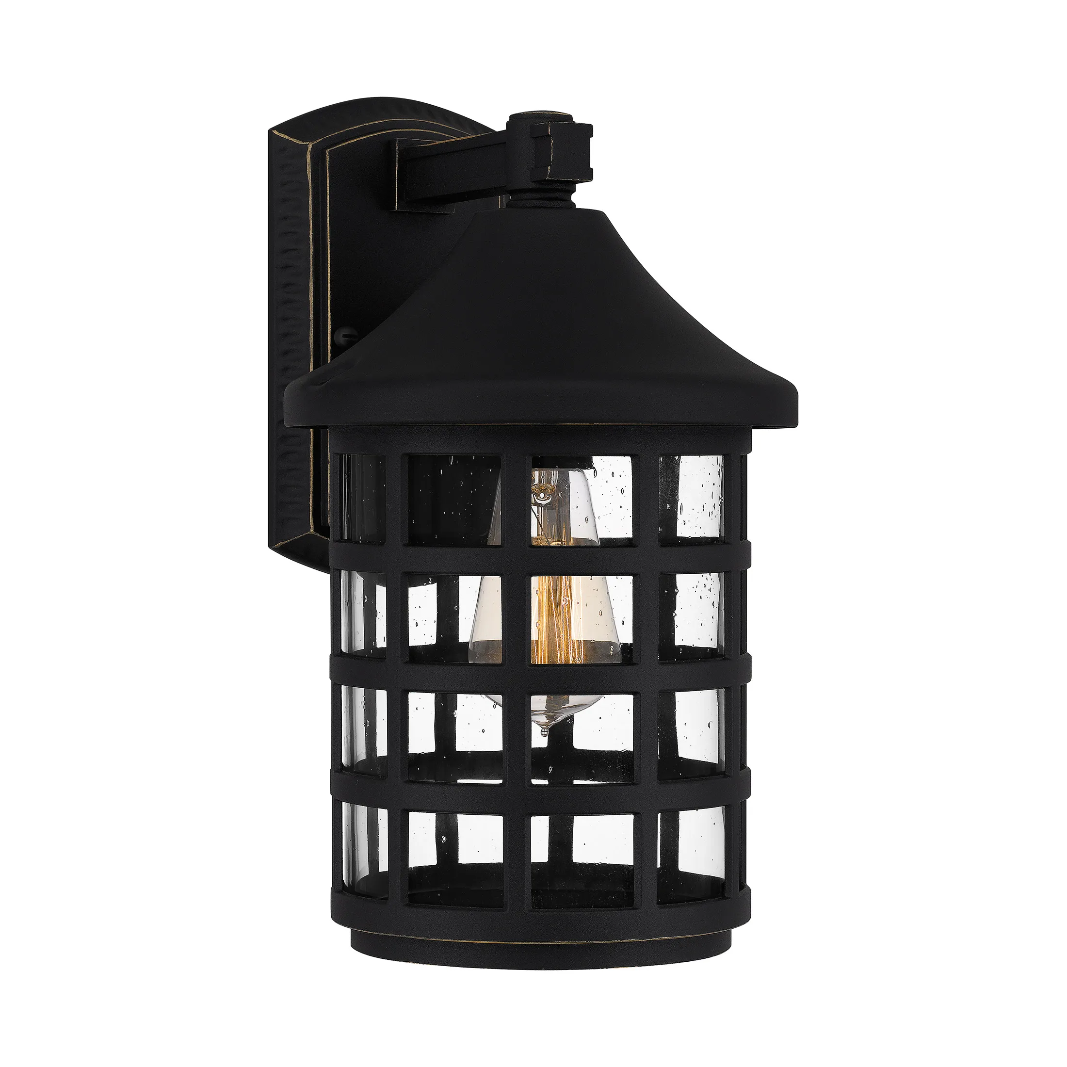 

Callen 1-Light Earth Black Outdoor Wall Lantern Free shipping