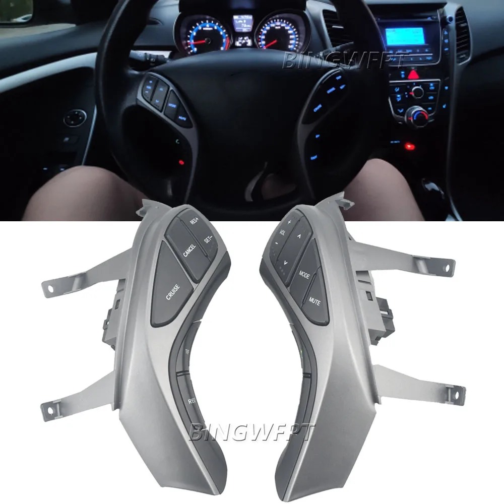 BINGWFPT кнопочный переключатель для Hyundai Elantra MD 2010-2016 кнопки на рулевое колесо