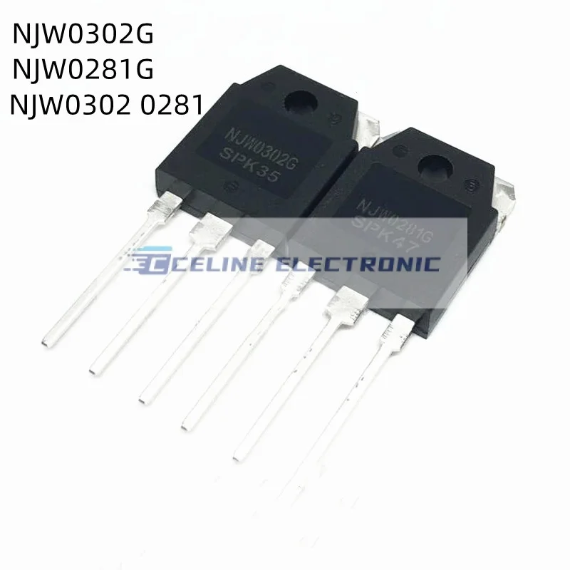 

10PCS - 10Pairs 100% Real Original New NJW0281G NJW0302G 15A 250V 150W Imported Audio Amplifier Transistor NJW0281 NJW0302
