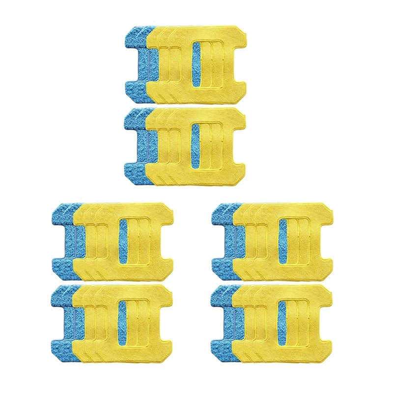 

Top Sale 30Pcs Rubbing Mop Pads For Hobot 298 Window Cleaning Robot Accessories Rag Microfiber Material Wet Cleaning+Dry