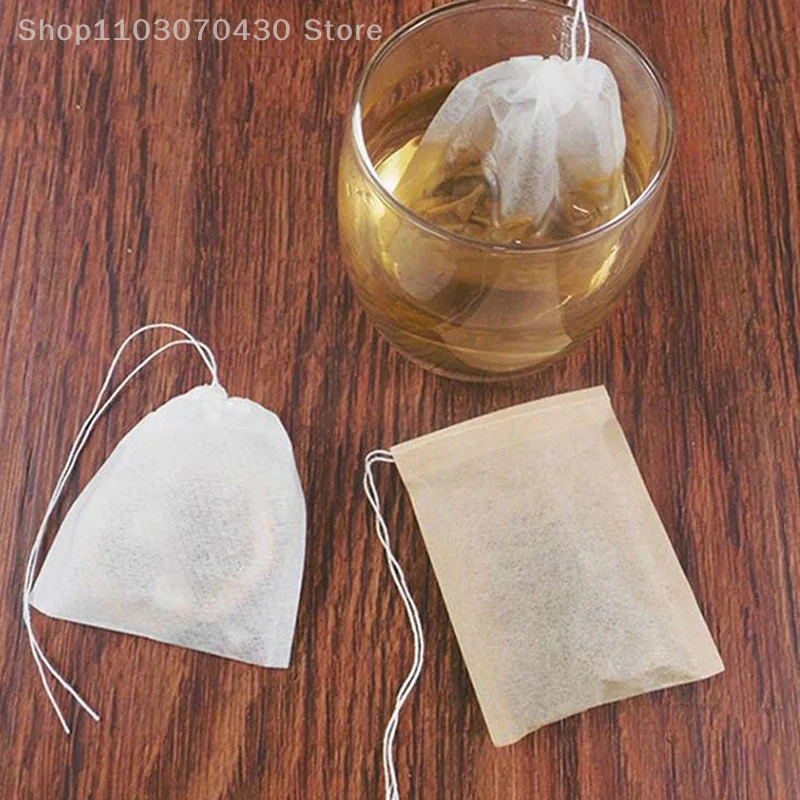 

100pcslot Tea Sack Filter Paper Sacks Пусто