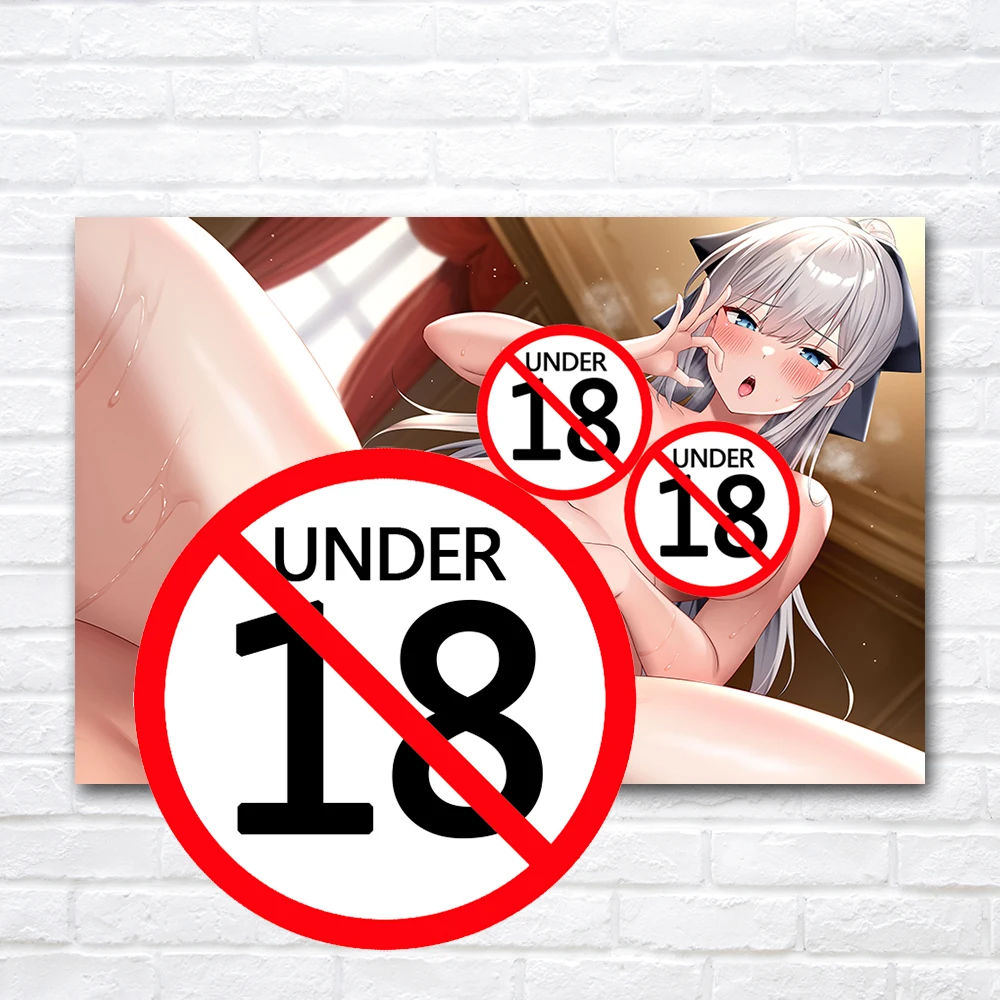 Обои без цензуры в стиле аниме сексуальная девушка Горячая обнаженная красота мультфильм для взрослых настенная живопись холст плакат и печать для домашнего декора комнаты