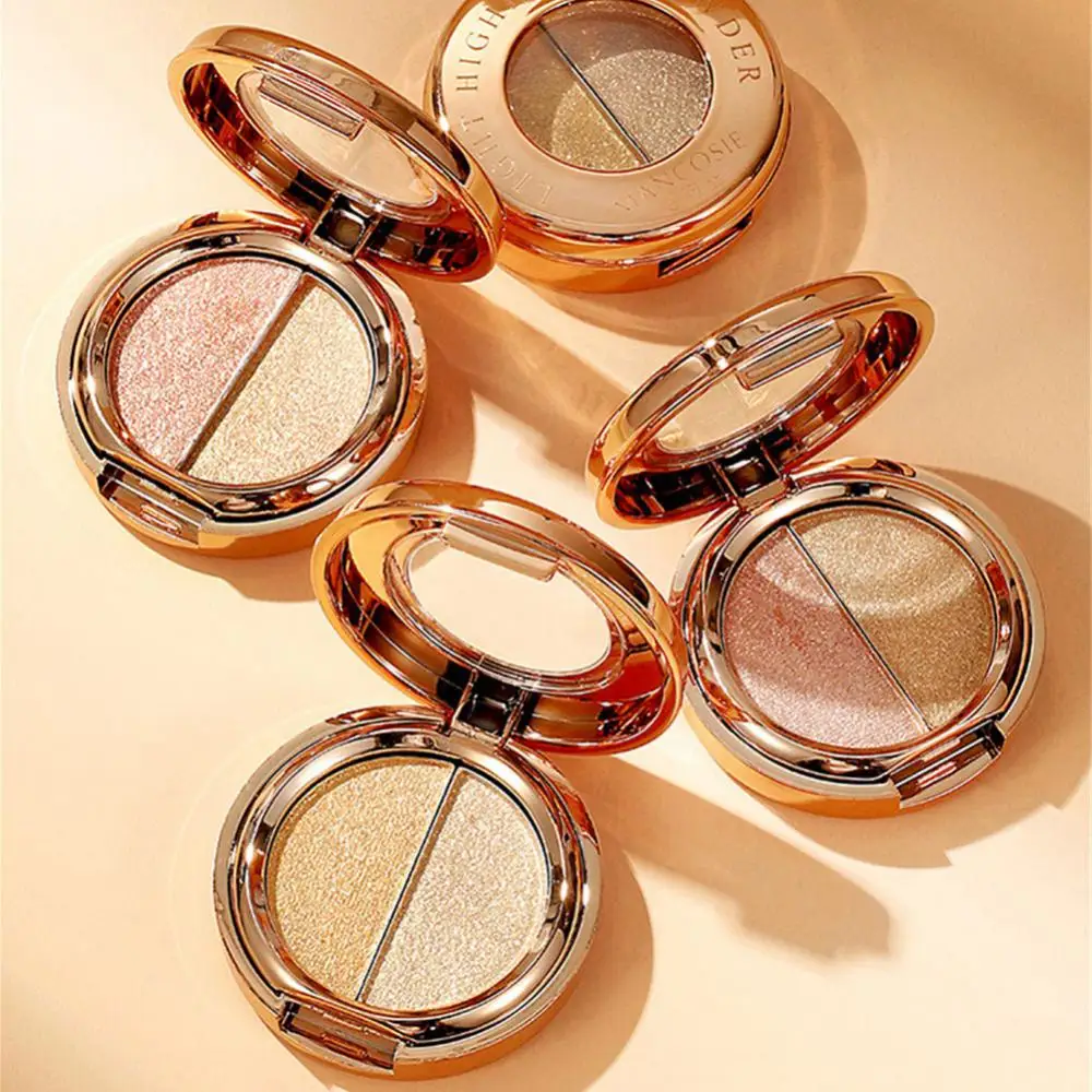 

Water Glass Highlighting Powder Brighten Skin Diamond Glitter Illuminating Highlighter Palette Body Face Contour Makeup Cosmetic