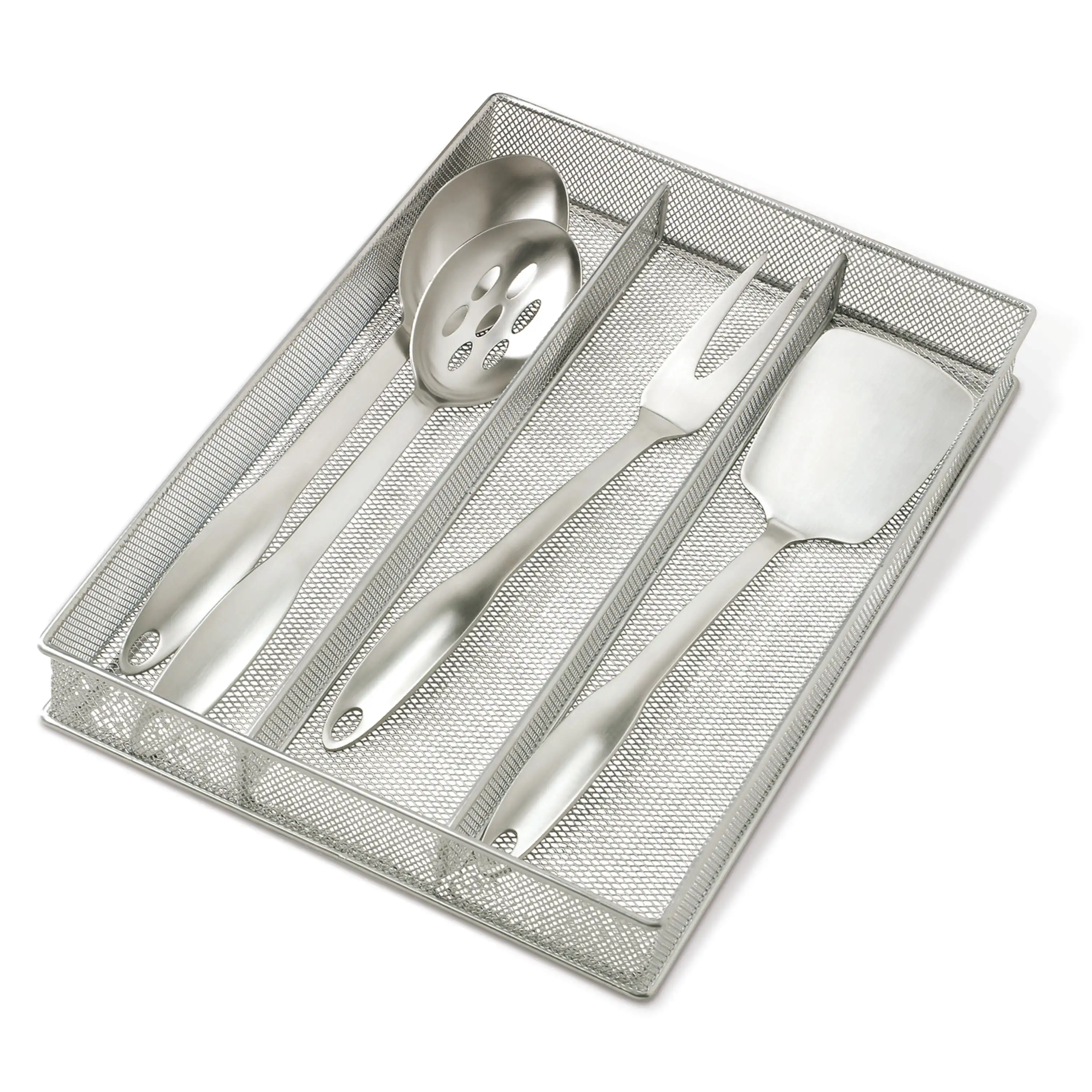

Mesh 3-part Utensil Holder