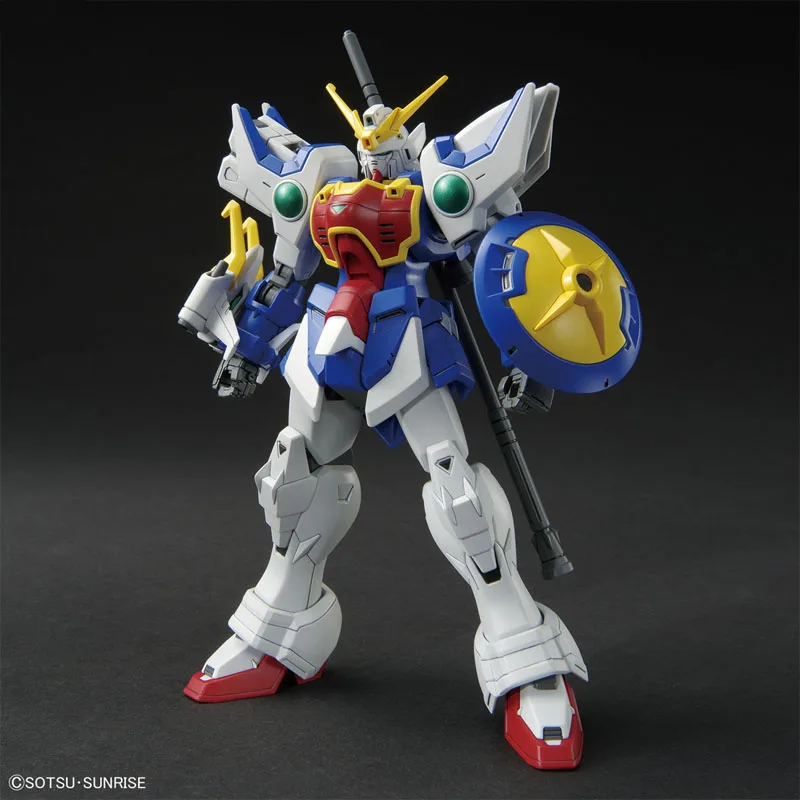 Фото Оригинальная фигурка Bandai Gundam, комплект модели HGAC 1/144 XXXG-01S Shenlong Gundam, коллекционная модель, экшн-фигурки, игрушки, подарки №3