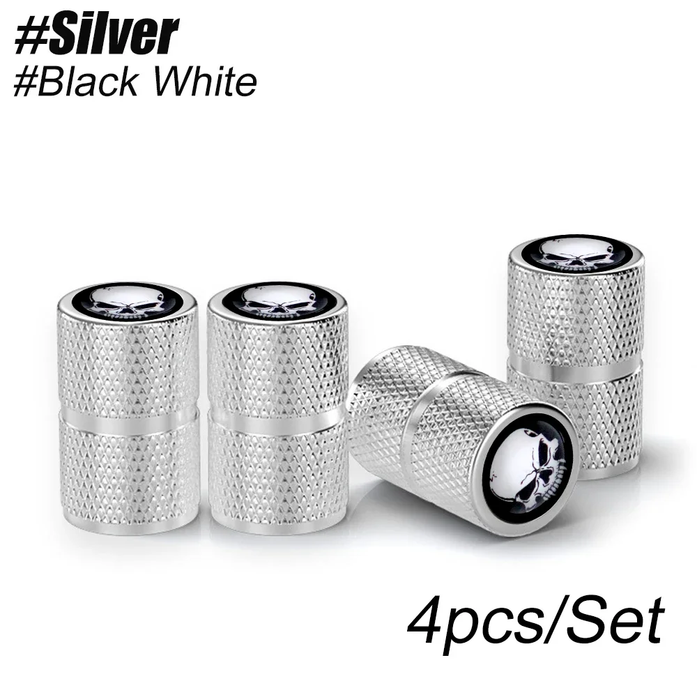 4 шт./компл., алюминиевая крышка штока клапана для колес, подходит для автомобилей, грузовиков, велосипедов, мотоциклов, аксессуаров для украшения велосипедов