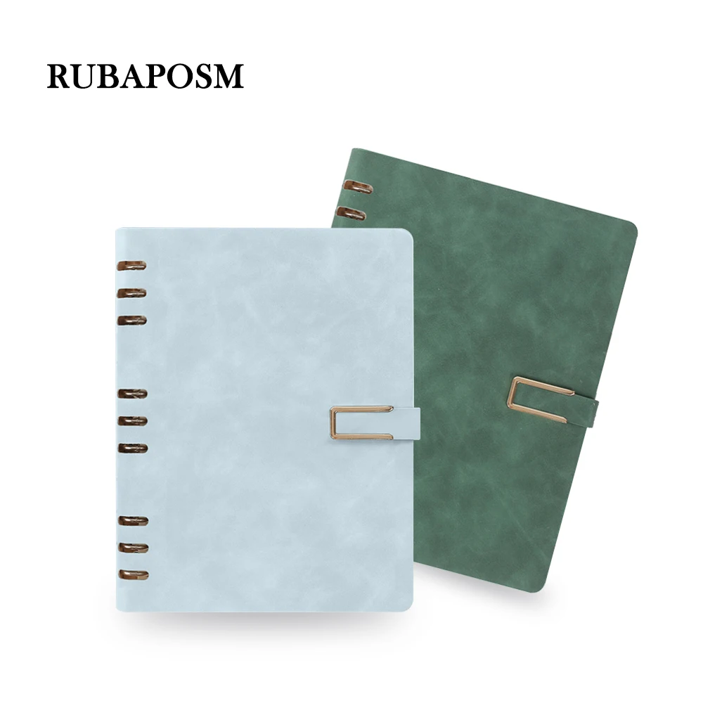 

2 Pcs PU Leather A5 Notebook Notepad Diary Business Journal Planner Agenda Organizer Note Book Office School Binder Stationery