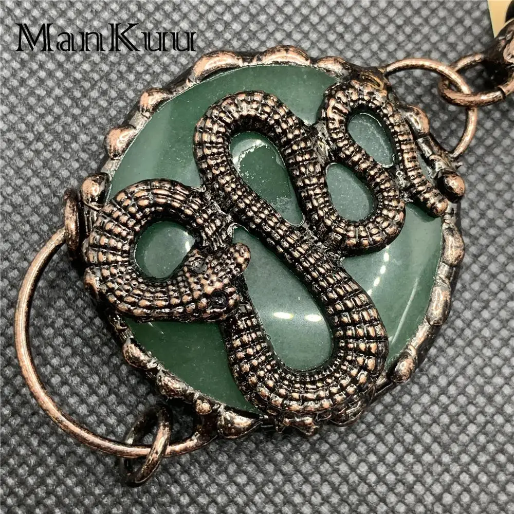 Уникальные Винтажные Ювелирные изделия Mankuu украшение в виде змей натуральный