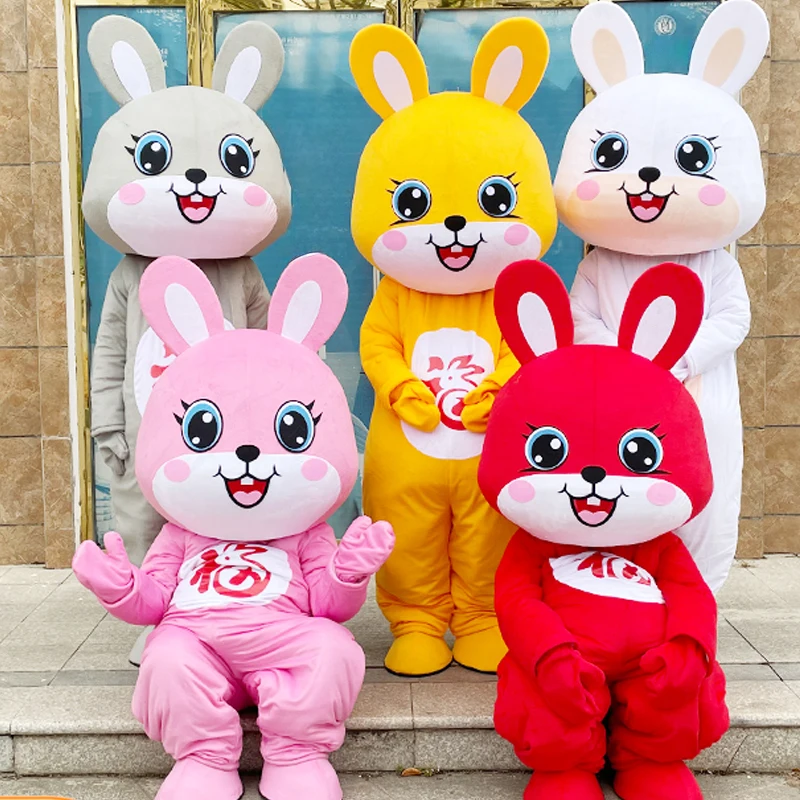 Милый Пасхальный костюм кролика костюм-талисман Забавный для косплея реквизит