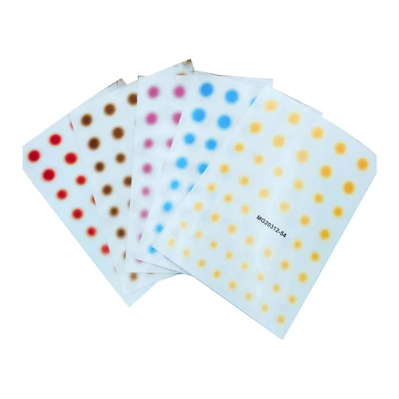 Наклейки для ногтей в японском стиле, без следов