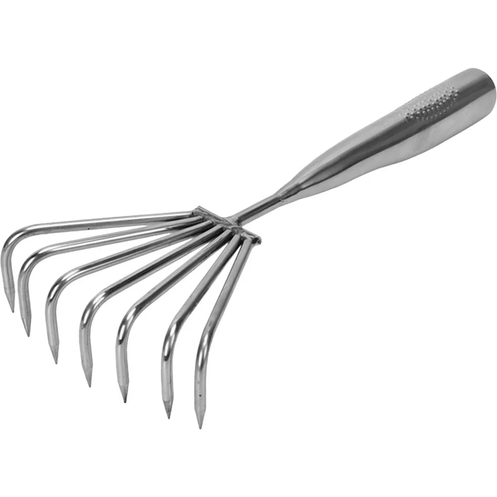 

Supplies Small Gardening Rake Flower Beds Tools Kids Tooth Stainless Steel Weeding Child