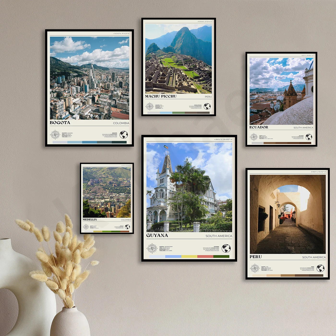 Гайана Каракас Меделлин Перу Эквадор Мачу Пикачу Богато Чили Сан-Паулу Бразилия.