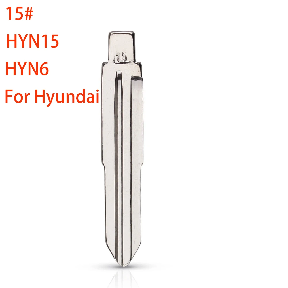 

10/20/50pcs 15# HYN15 HYN6 Flip Blank Key Blade for Hyundai Elantra Tucson for Kia Cerato for KD Keydiy Xhorse VVDI Remotes