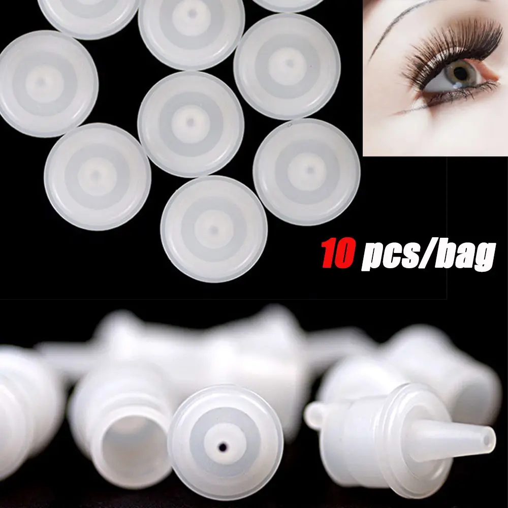 

Hygienic Eyelash Extension Salon Makeup Tool Eyelash Glue Bottle Plug False Eyelash Accessory Glue Nozzle Blocking Cap