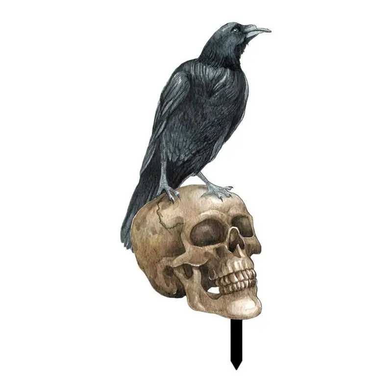 

Skeleton Garden Decoration Acrylic Decoration For Garden Waterproof Skull Garden Patio Lawn Yard Stake Outdoor Garden Decoration